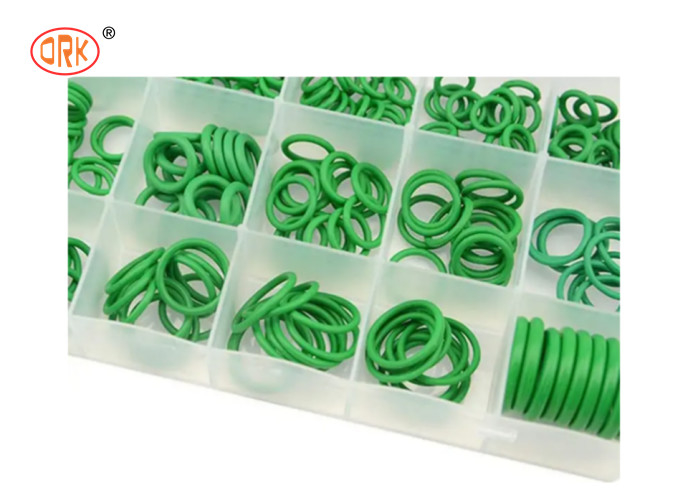 Yeşil HNBR 240PCS O Ring Kutusu 18 Boyutlu Klima için O Ring seti