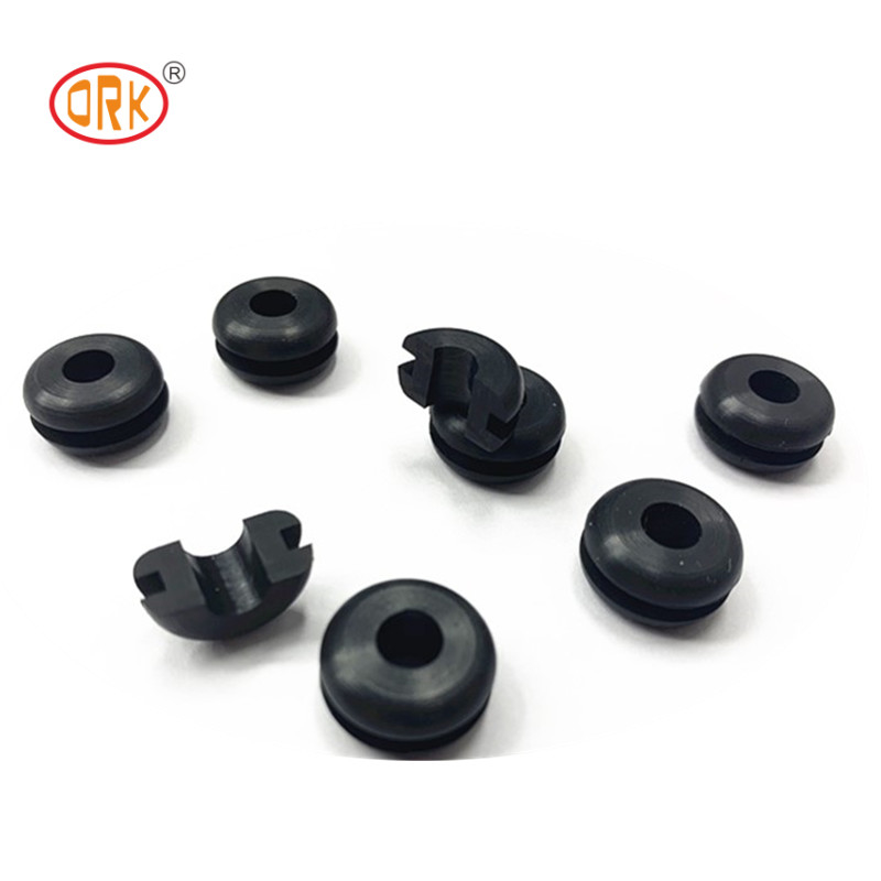 Özel Sıcaklığa Direnci Silikon Siyah Kauçuk Delik Grommets Plug / Kauçuk Kablo Grommet Ring For Car Spare Parts