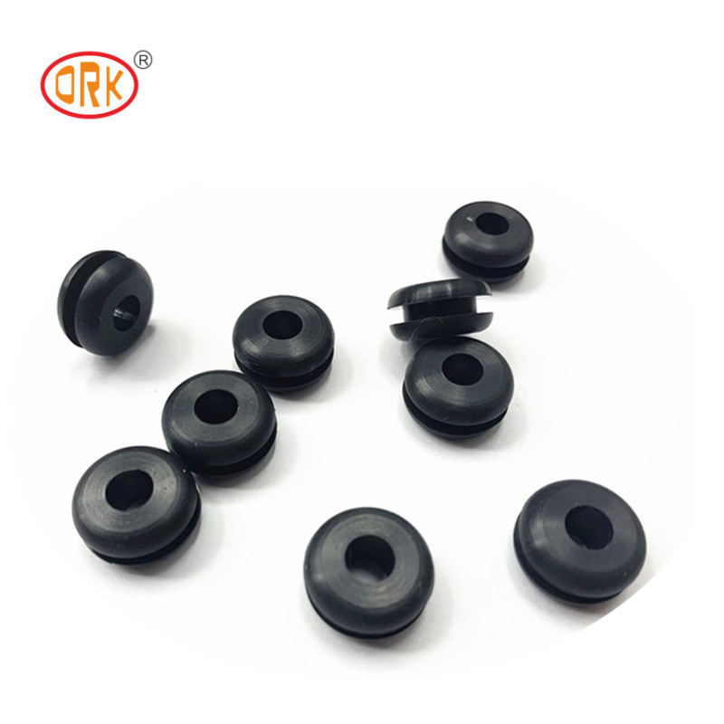 ORK Kauçuk Kalıplandırılmış parçalar FDA Sertifikalı Zehirli olmayan Silikon Kauçuk Grommets Çekim Gücü 1000 PSI